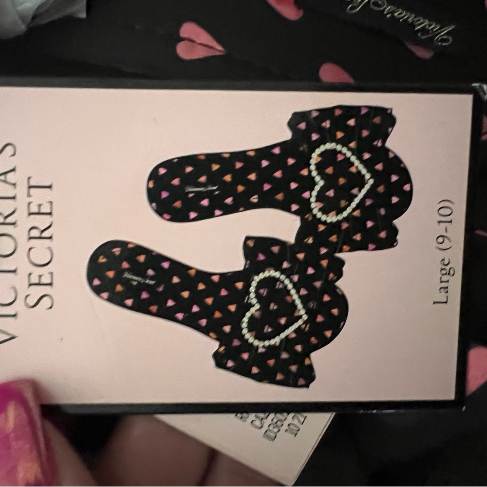 Victoria Secret polka dot Slippers